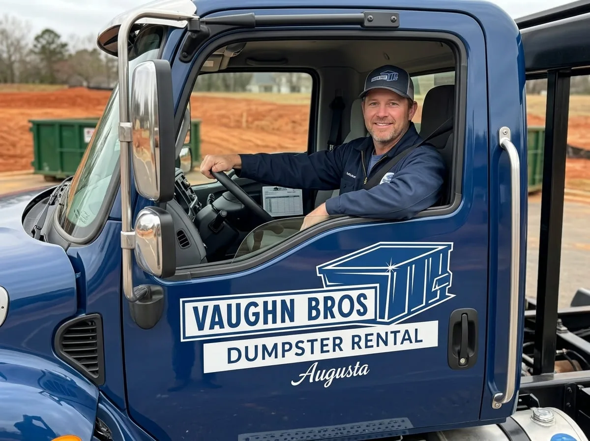 Roll-off dumpster delivered in Thomson, GA