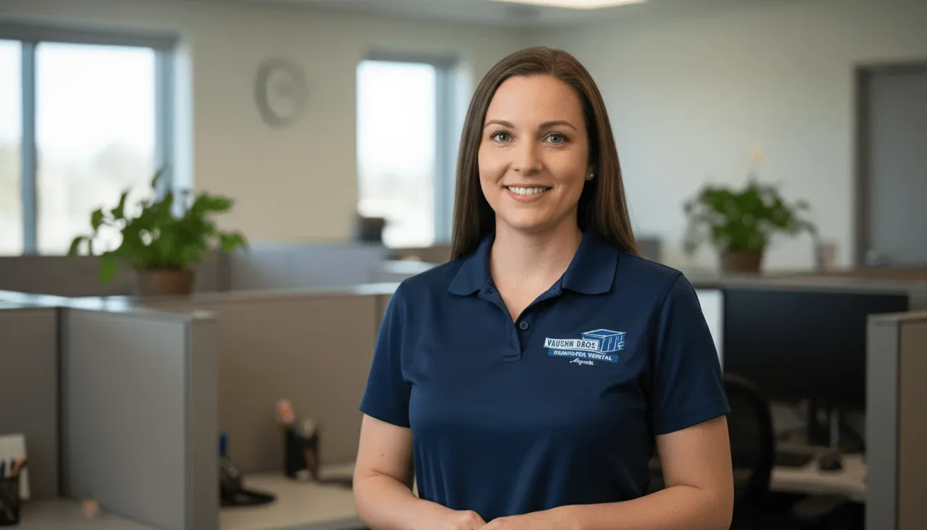 Vaughn Bros Dumpster Rental Augusta dispatch and office team member